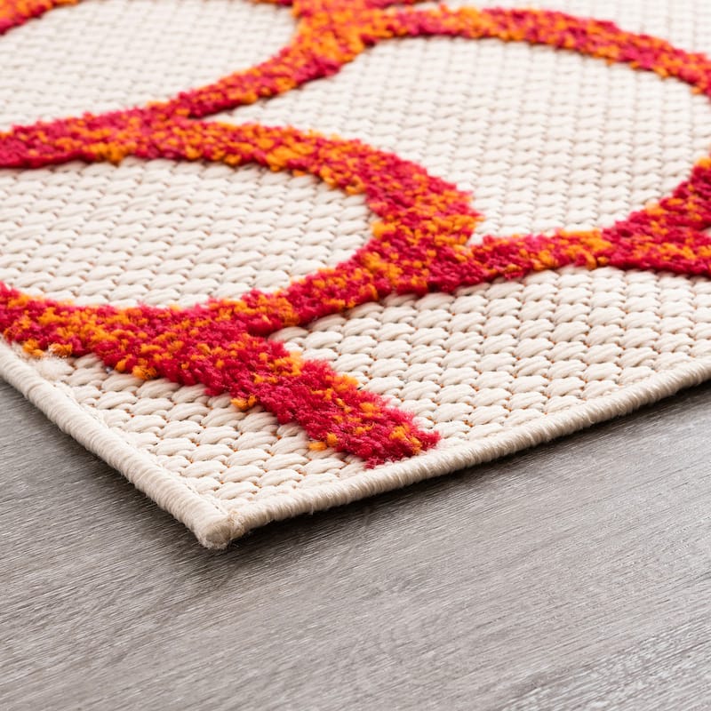 Origin Coastal Floral Indoor/Outdoor Area Rug