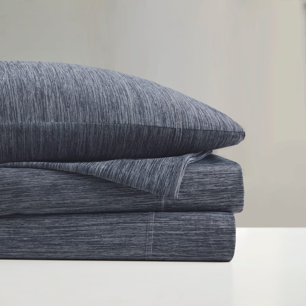 Intelligent Design Comfort Jersey Knit Nylon Blend Sheet Set