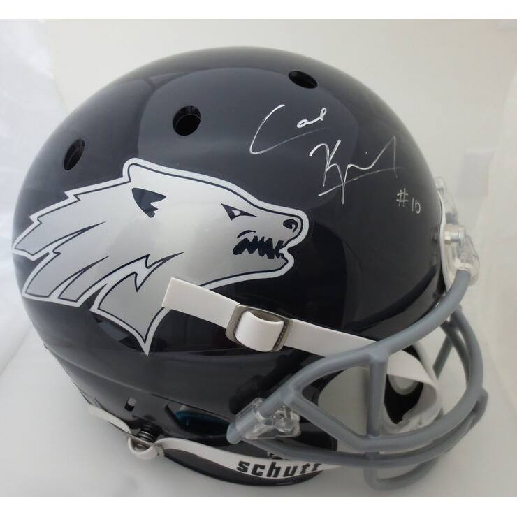 Colin Kaepernick Autographed Full Size Nevada Football Helmet - 8'6" x 11'6"