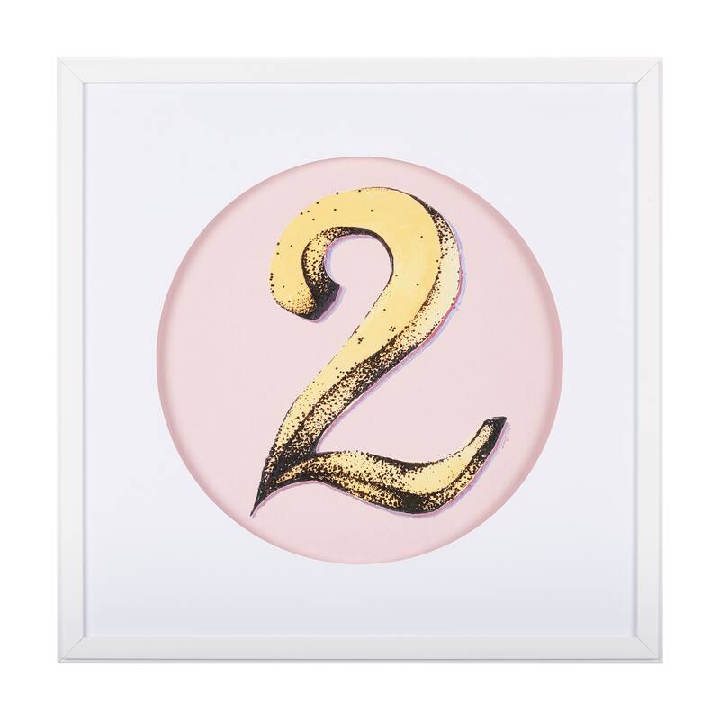 Numbers II Framed Art Print