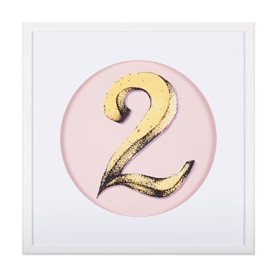 Numbers II Framed Art Print