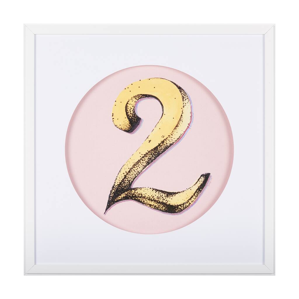 Numbers II Framed Art Print