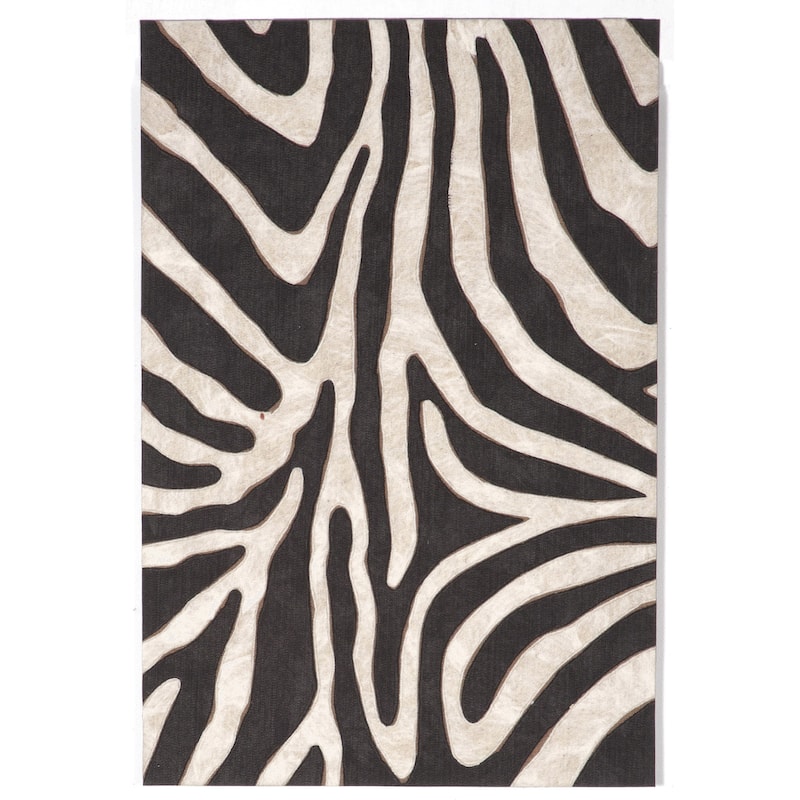 Liora Manne Visions I Zebra Skin Handmade Indoor/ Outdoor Area Rug - 2' x 3'