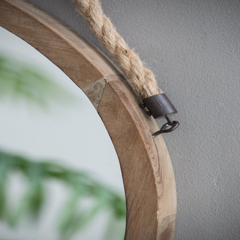 Round Metal Wall Mirror