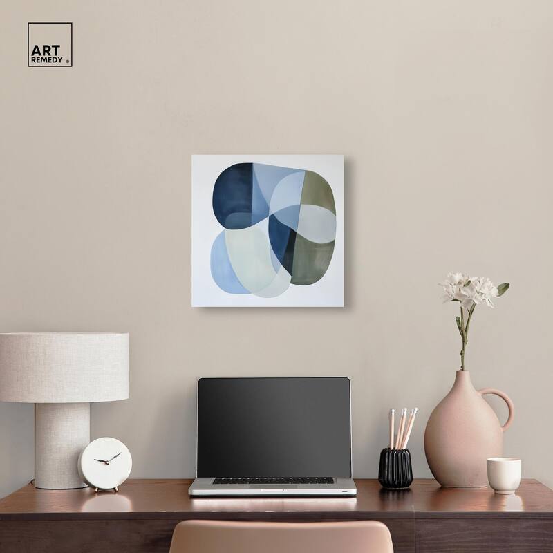 Serene Overlap II Canvas by Art Remedy, Gallery Wrapped