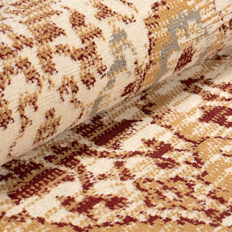 Superior Traditional Oriental Floral Indoor Area Rug
