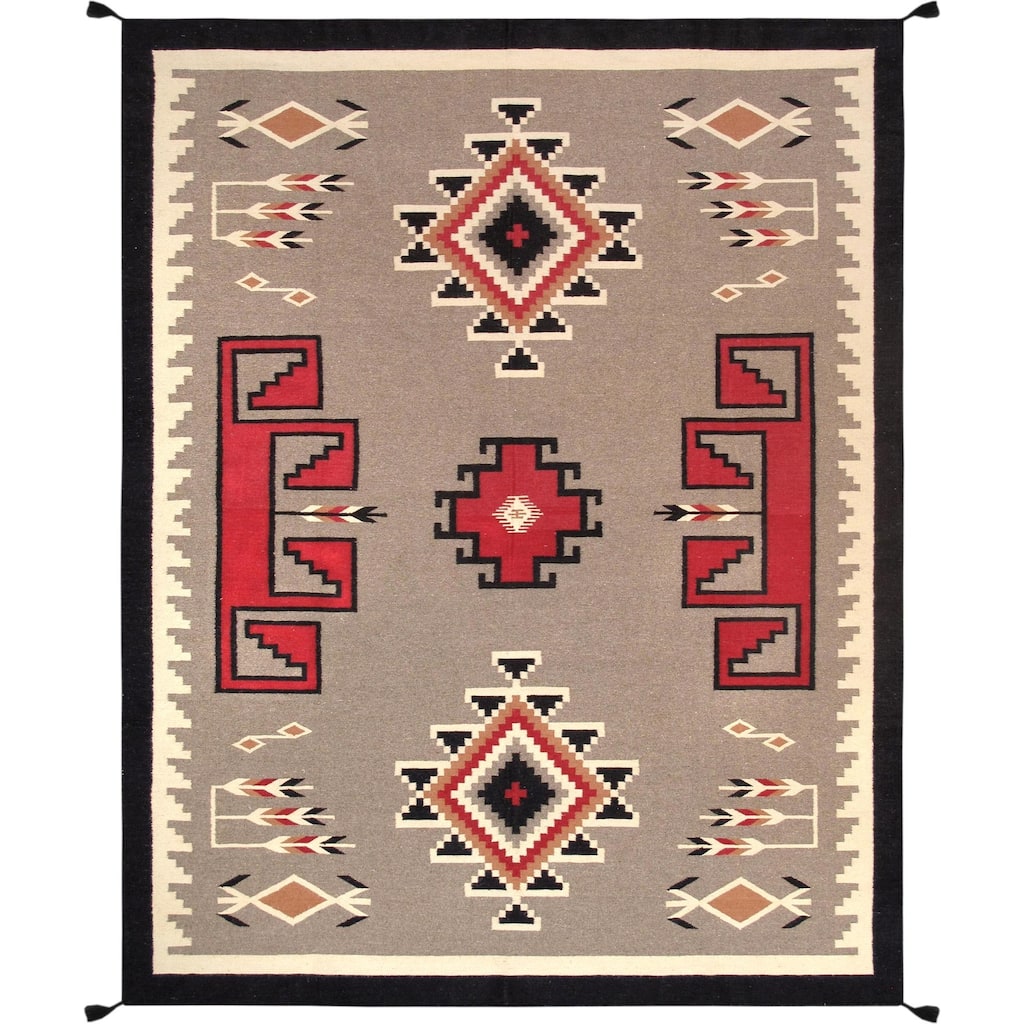 Pasargad Home Kilim Collection Hand-Knotted Wool Rug
