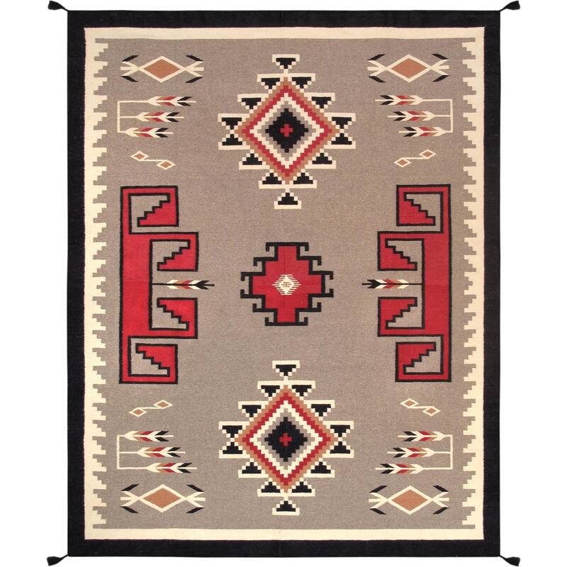 Pasargad Home Kilim Collection Hand-Knotted Wool Rug