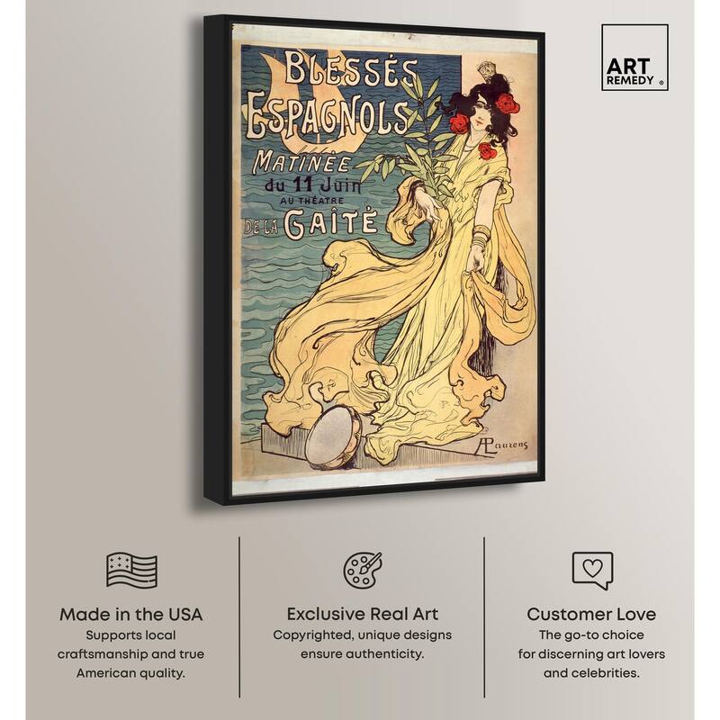 Spanish Dance Canvas by Art Remedy