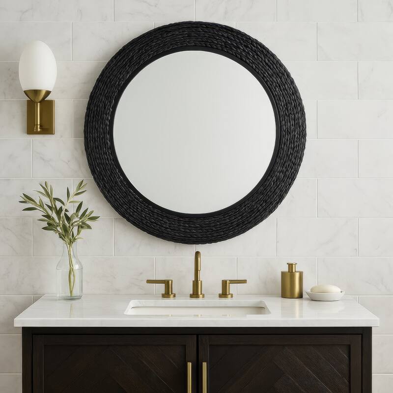 Varaluz Athena Round Wall Mirror