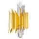 preview thumbnail 3 of 5, Cityscape 5 Light Wall Sconce With Satin Gold Finish - Satin Gold