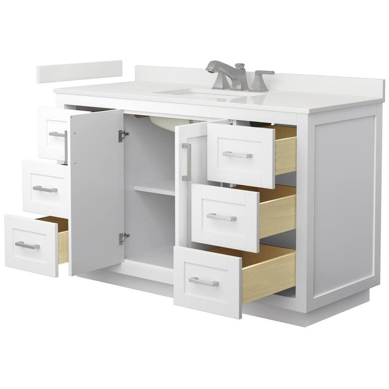 Wyndham Collection WCF292954S-QTZ-US3MXX Miranda 54" Free Standing