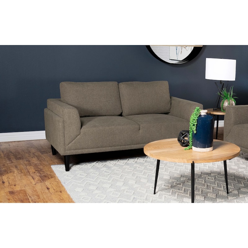 Rilynn Contemporary Upholstered Track Arms Loveseat