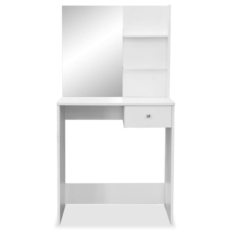 vidaXL Dressing Table Makeup Table Vanity Table with Drawers Engineered Wood