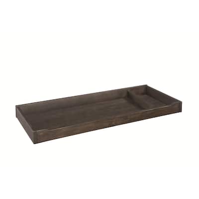 Taylor 42" Wide Farmhouse Changer Topper, River Rock Brown