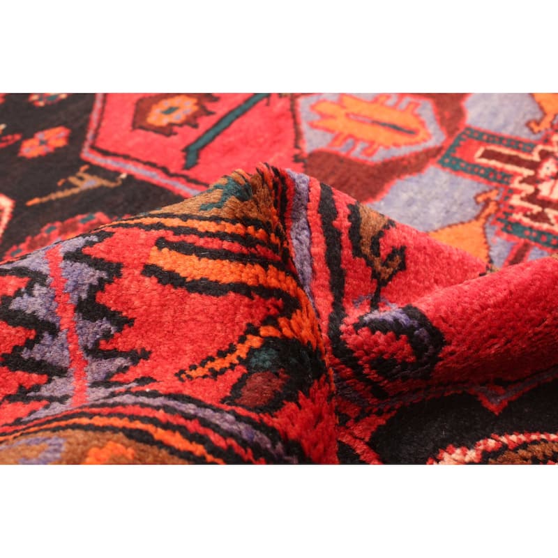 ECARPETGALLERY Hand-knotted Anadol Black Wool Rug - 4'7 x 7'8