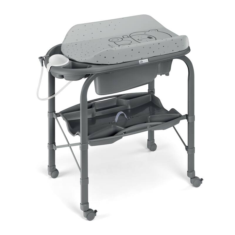 Sorelle Furniture Bagnetto Cambio Baby Bath With Changing Mat - Grey