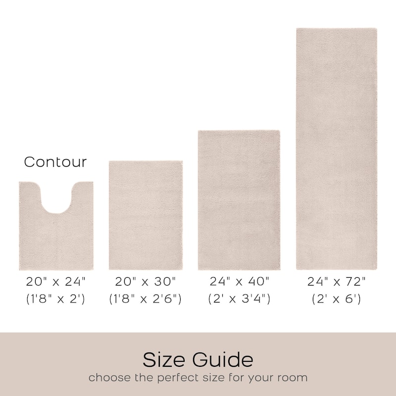 Madison Park Signature Marshmallow Bath Rug