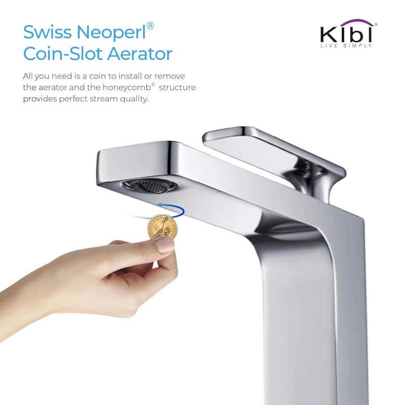 Lead Free Solid Brass Single Handle Bathroom Vanity Sink