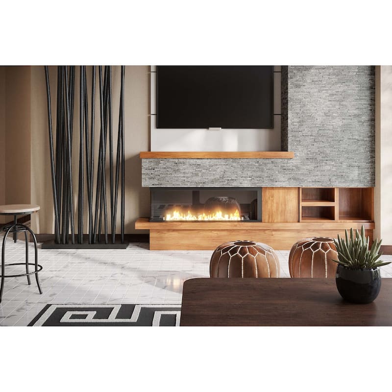 Cruz Bay Studio MKT2765 Slender Strip - 3" x 12" Brick Wall Tile -