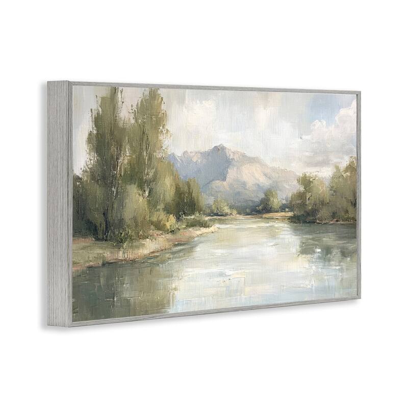 Stupell Where The River Goes Framed Giclee Art Design By Petal Prints Design