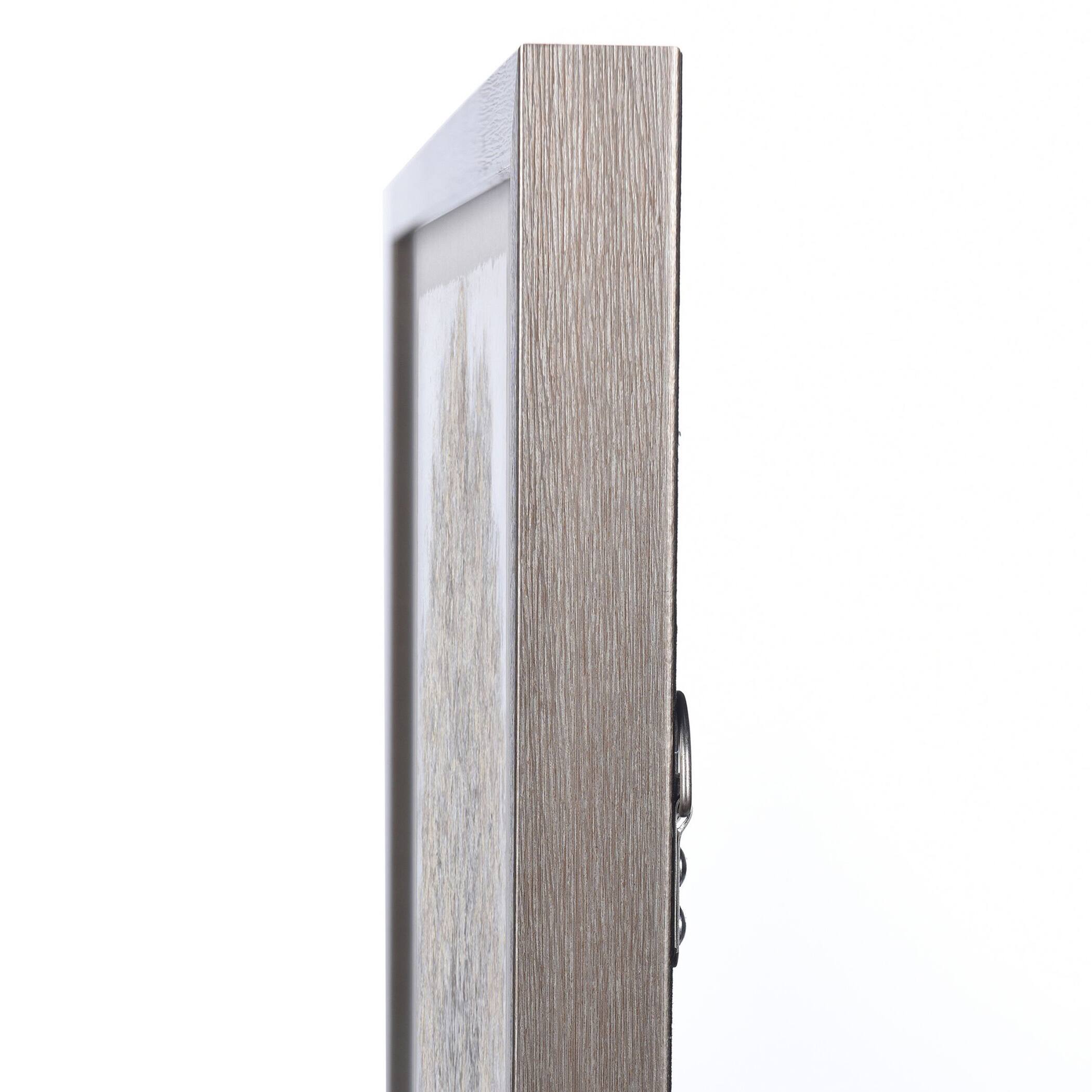 Gold Foliage Shadow Box Wall Art With Foil On Rice Paper Gray Wash