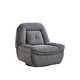 Lexicon Modern Glider Recliner Chair, Gray Corduroy Fabric