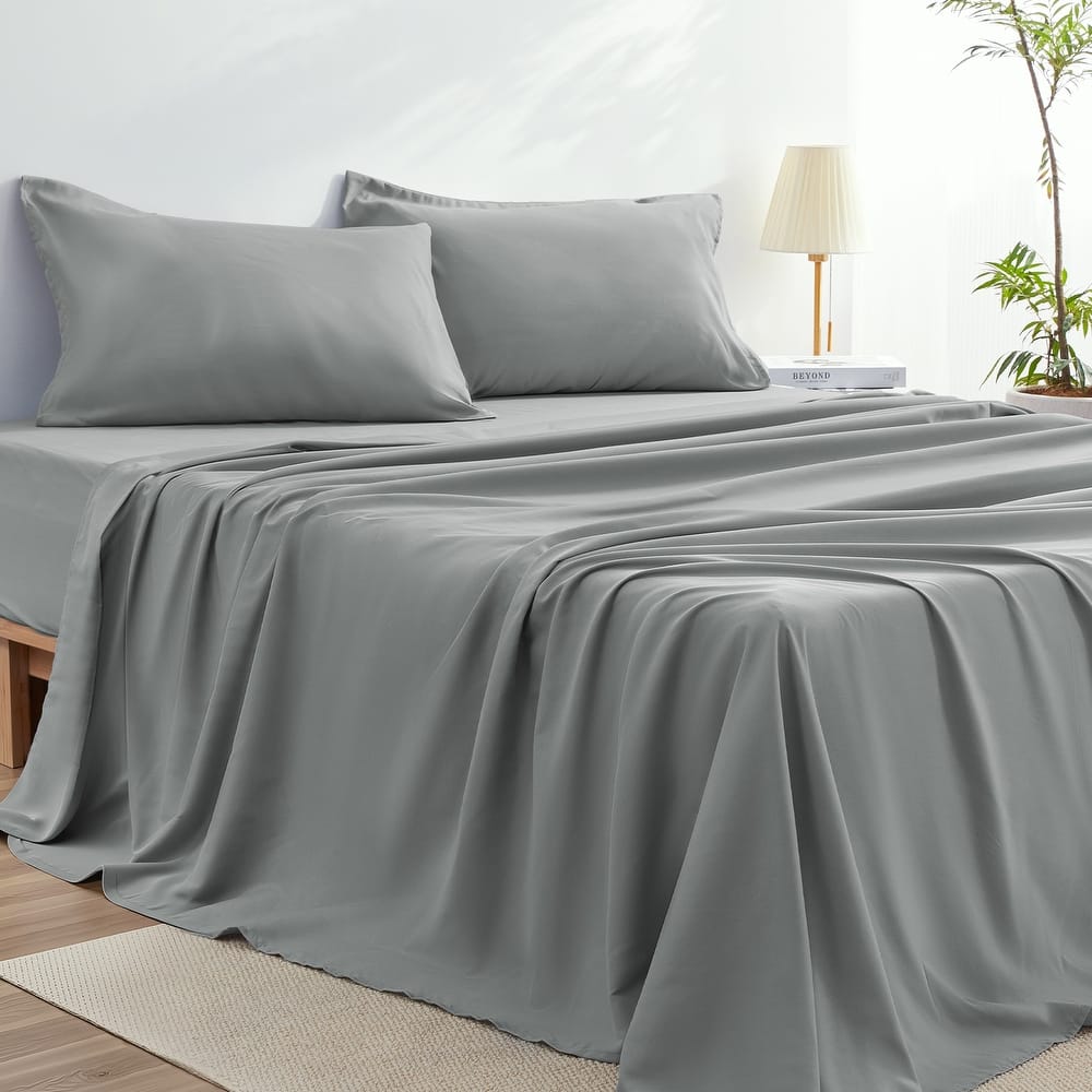 Luxurious Microfiber 4-Piece Sheet Set – Bonus Extra Set Included