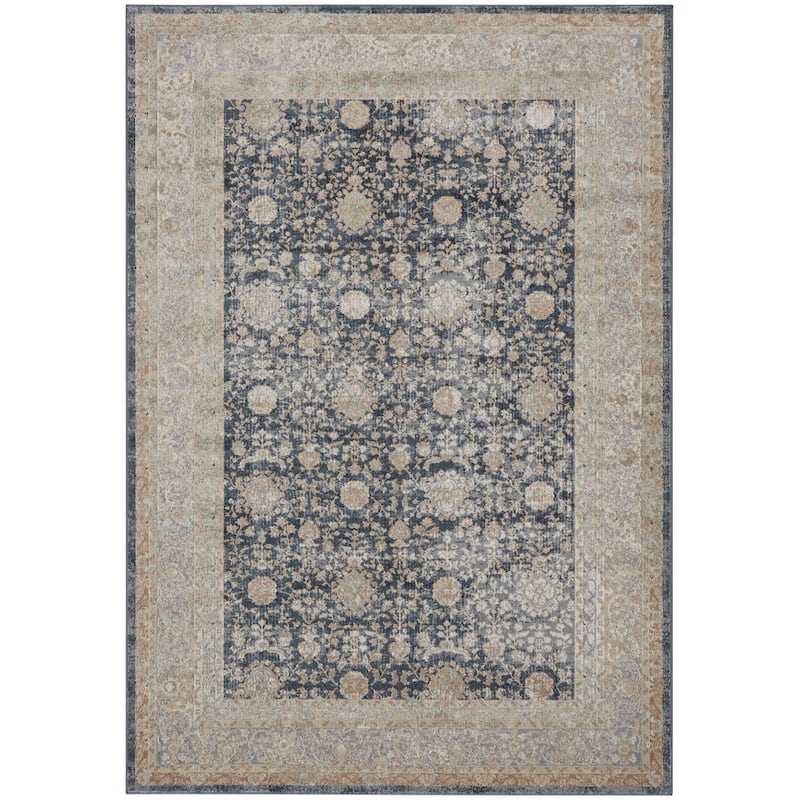 Malta Textured Botanical Persian Vintage Area Rug