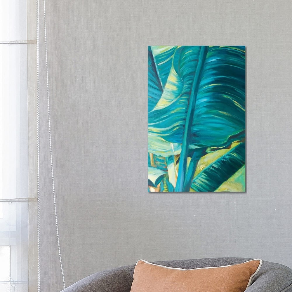 iCanvas "Green Banana Duo II" by Suzanne Wilkins Canvas Print