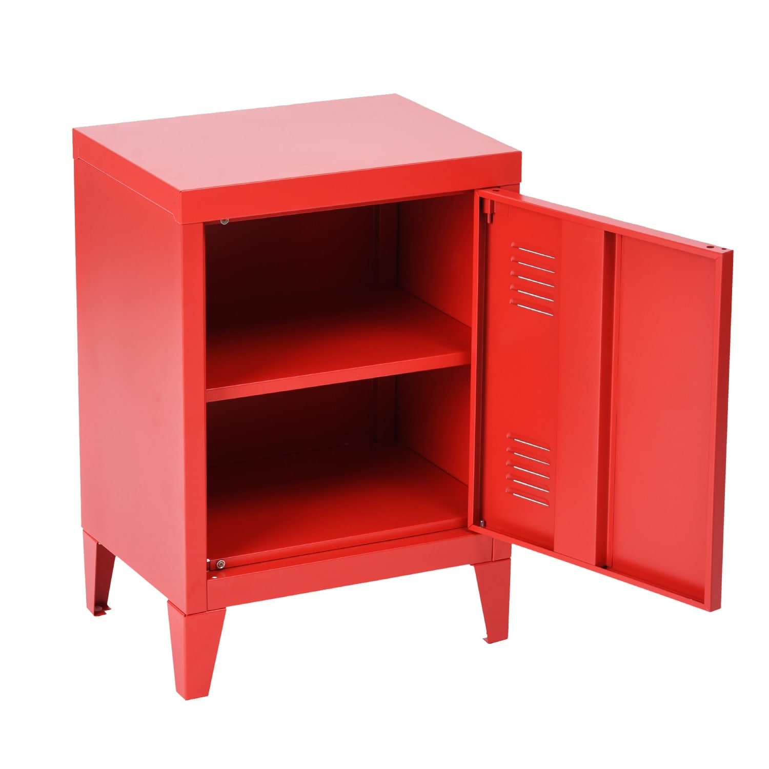 Shop Porch Den Maudsley Metal Storage Cabinet Nightstand On Sale Overstock 29234794