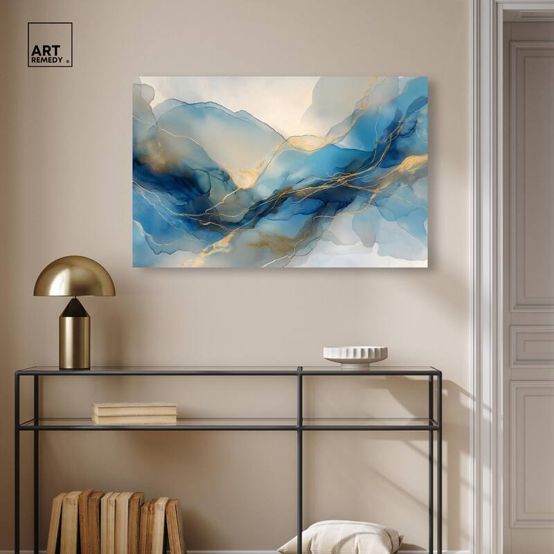 Postmodern Flow II Canvas by Art Remedy, Gallery Wrapped