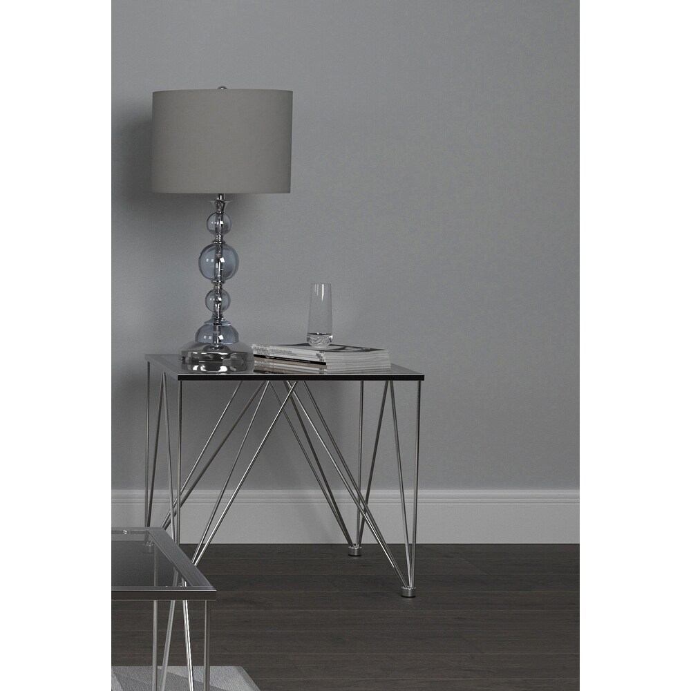 Porch & Den St. Marks End Table Norfolk Narrow Side Table Black