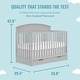 preview thumbnail 3 of 3, Dream On Me Storybrooke 5 in 1 Convertible Crib with Under Drawer - Pebble Grey