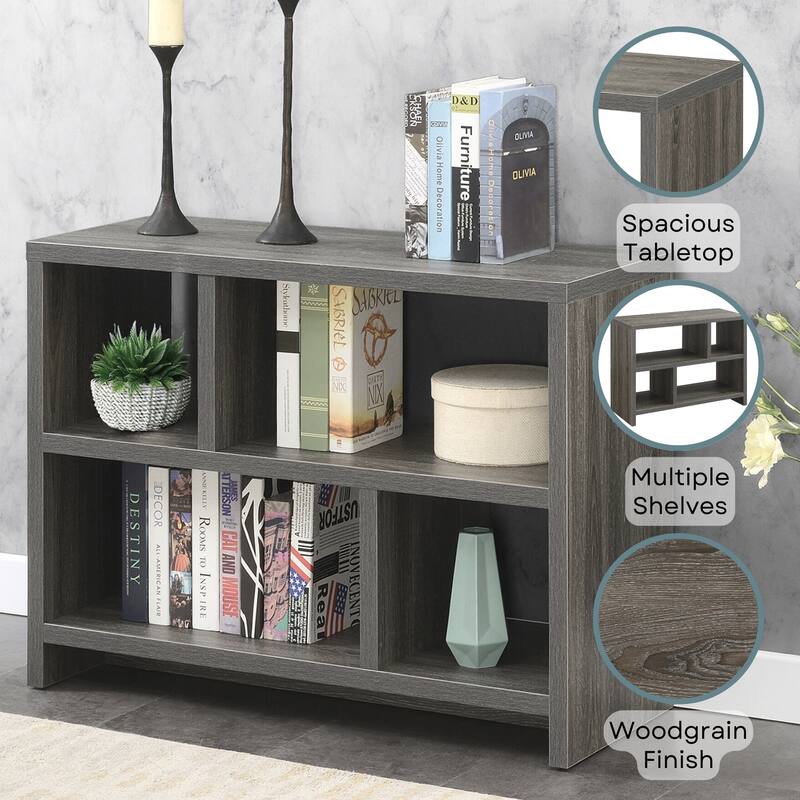 Convenience Concepts Northfield Console 3 Tier Bookcase