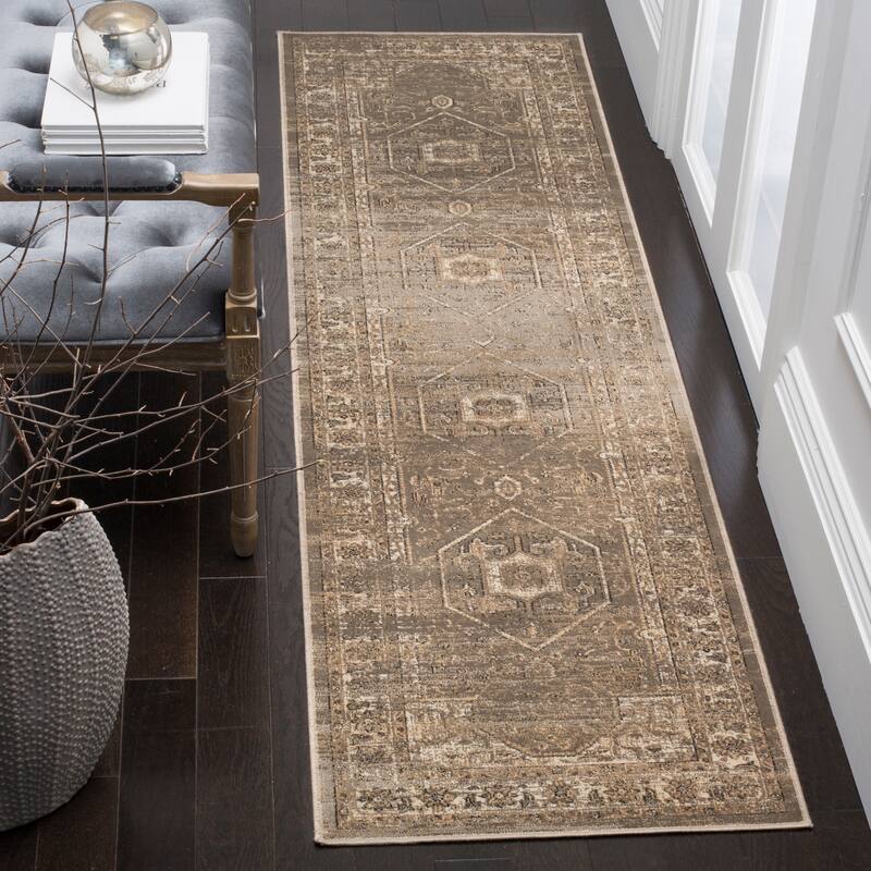 SAFAVIEH Vintage Distressed Boho Adaline Oriental Rug - 2'2" x 8' Runner - Mouse