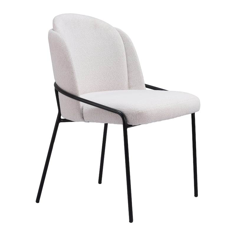 Jambi Dining Chair Black & White