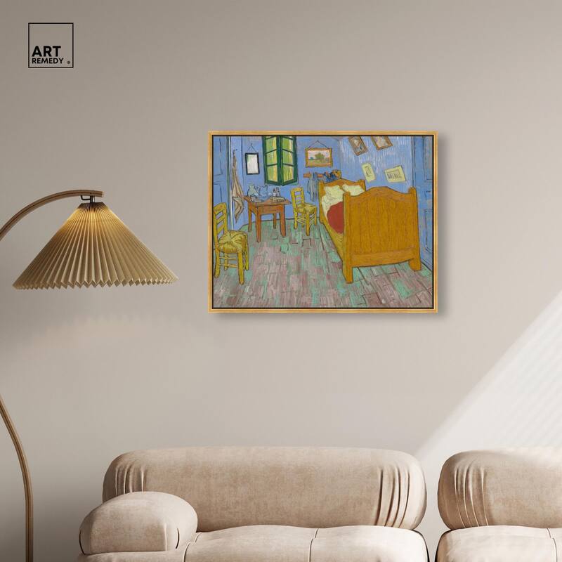The Bedroom Canvas by Art Remedy