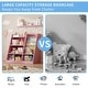 preview thumbnail 43 of 43, Toy Storage Organizer Cabinet Kids Bookshelf Children Bookcase Toddler Baby Sling Book Rack Shelf