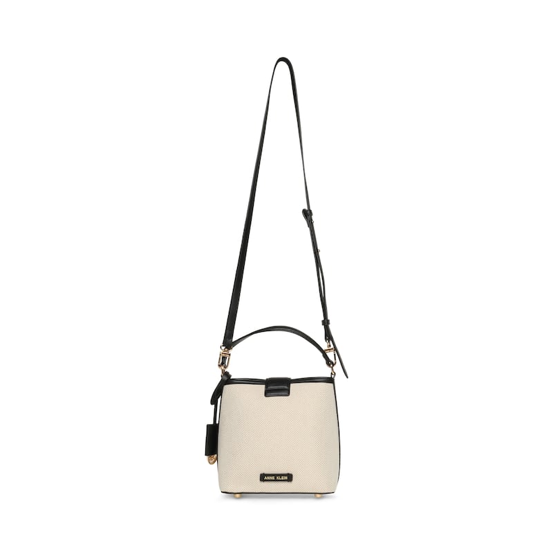 Anne Klein Small Bucket Bag with Detachable Strap