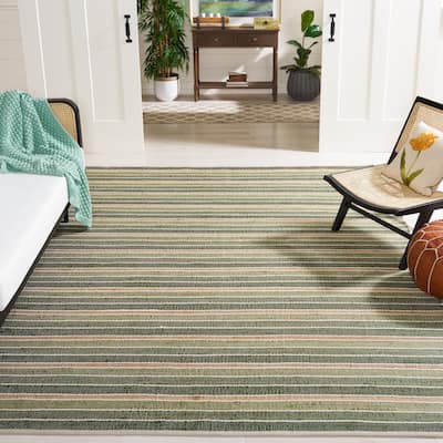 SAFAVIEH Handmade Striped Kilim Veloudo Stripe Wool Rug