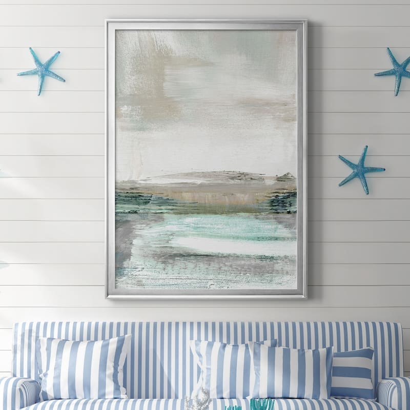 Summer Teal I Premium Framed Print - Ready to Hang