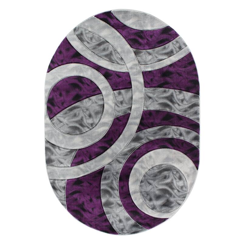 Orelsi Collection Abstract Area Rug