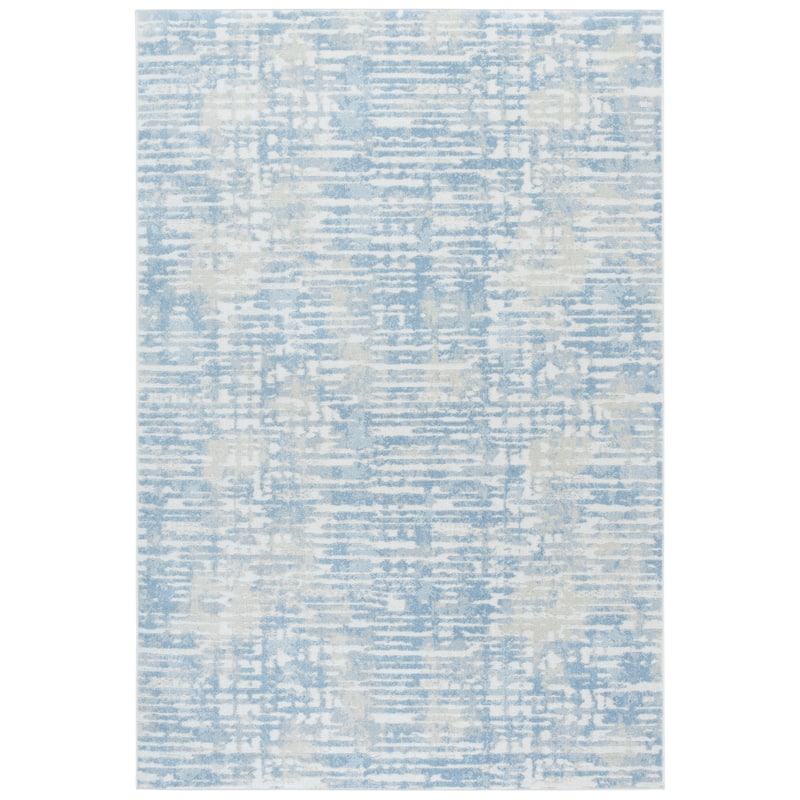 SAFAVIEH Bayside Machine Washable Neshka Modern Abstract Rug