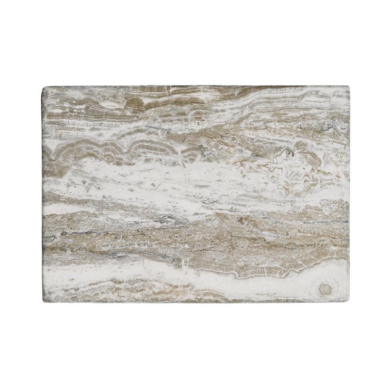 Studio London Side Table Faux Marble Effect Concrete Stool Indoor Outdoor Use