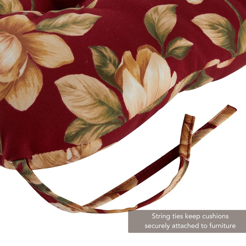 Outdoor Tufted Dining Chair Cushion