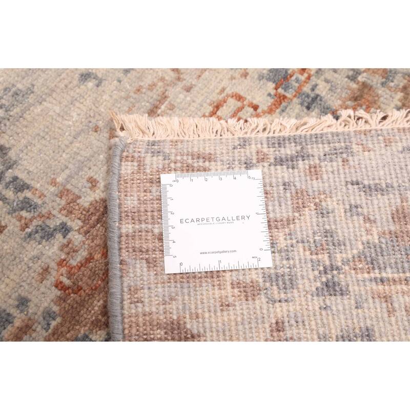 ECARPETGALLERY Hand-knotted Heritage Light Grey Wool Rug - 8'0 x 9'10