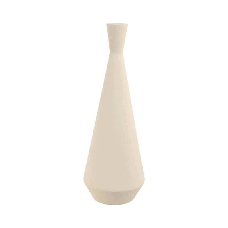 Ceramic Vase Twisted Geometric Modern Decorative Accent