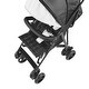 preview thumbnail 49 of 69, Carbon Steel Lightweight Stroller with Canopy, Recline and Foldable Frame - 30.71” L x 19.69” W x 40.94” H