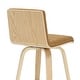 preview thumbnail 31 of 78, Skara Mid-Century Swivel Counter Stool, Upholstered Counter Height Chair with Bentwood Legs